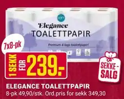 Europris ELEGANCE TOALETTPAPIR, NOK 239 tilbud