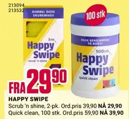 Europris HAPPY SWIPE tilbud