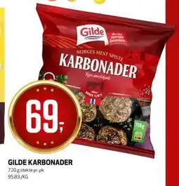 Bunnpris Gilde Karbonader, NOK 69 tilbud