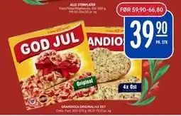 Rema 1000 GRANDIOSA ORIGINAL/4X OST, NOK 39.9 tilbud