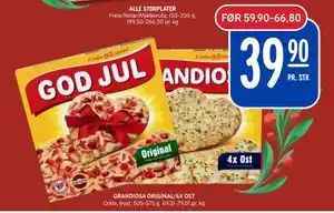 GRANDIOSA ORIGINAL/4X OST, NOK 39.9