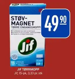 Rema 1000 JIF TØRRMOPP, NOK 49.9 tilbud