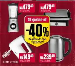 Europris All kjøkken-el! tilbud