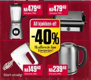 Europris All kjøkken-el! tilbud