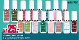 Europris DEPEND NEGLELAKK, NOK 25 tilbud