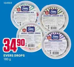 Europris EVERS DROPS, NOK 34.9 tilbud