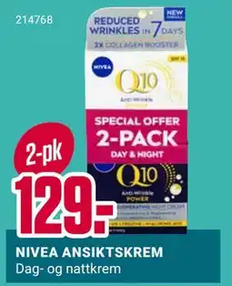 Europris NIVEA ANSIKTSKREM, NOK 129 tilbud