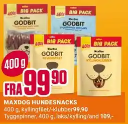 Europris MAXDOG HUNDESNACKS tilbud