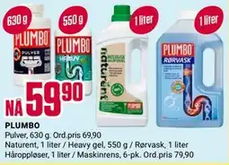 Europris PLUMBO, NOK 59.9 tilbud