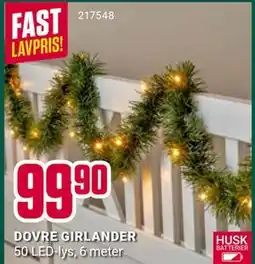 Europris DOVRE GIRLANDER, NOK 99.9 tilbud