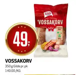 Bunnpris VOSSAKORV, NOK 49 tilbud