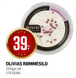 Bunnpris OLIVIAS RØMMESILD, NOK 39 tilbud