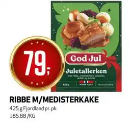 Bunnpris RIBBE M/MEDISTERKAKE, NOK 79 tilbud