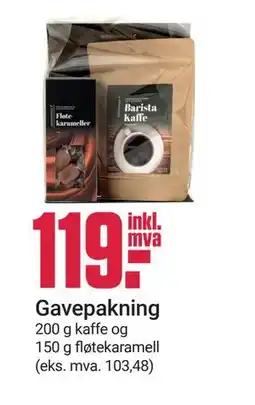 Europris Gavepakning, NOK 119 tilbud