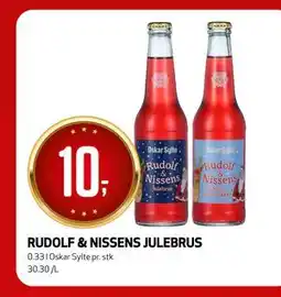 Bunnpris RUDOLF & NISSENS JULEBRUS, NOK 10 tilbud