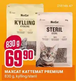Europris MAXCAT KATTEMAT PREMIUM, NOK 69.9 tilbud