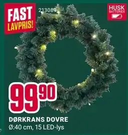 Europris DØRKRANS DOVRE, NOK 99.9 tilbud