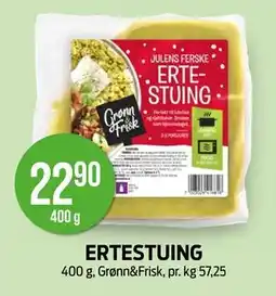 Kiwi ERTESTUING, NOK 22.9 tilbud