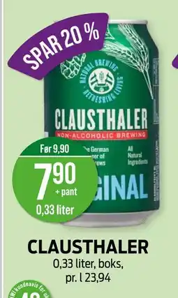 Kiwi CLAUSTHALER, NOK 7.9 tilbud