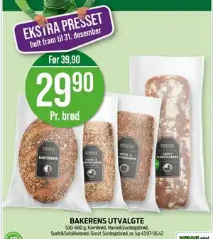 BAKERENS UTVALGTE, NOK 29.9