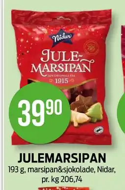 Kiwi JULEMARSIPAN, NOK 39.9 tilbud