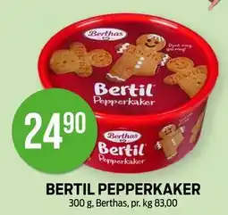 Kiwi BERTIL PEPPERKAKER, NOK 24.9 tilbud