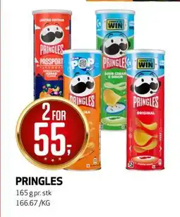 Bunnpris PRINGLES, NOK 55 tilbud