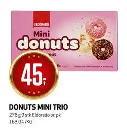 Bunnpris DONUTS MINI TRIO, NOK 45 tilbud