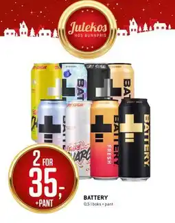 Bunnpris BATTERY, NOK 35 tilbud