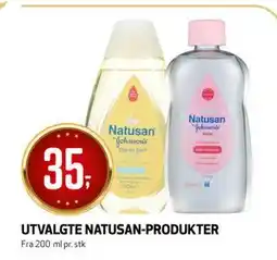 Bunnpris UTVALGTE NATUSAN-PRODUKTER, NOK 35 tilbud
