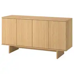 IKEA Stockholm 2025 Skjenk, eikefiner, 161x42x83 cm tilbud