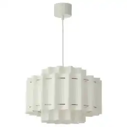 IKEA Stockholm 2025 Taklampe, hvit tekstil/messingbelagt, 50 cm tilbud