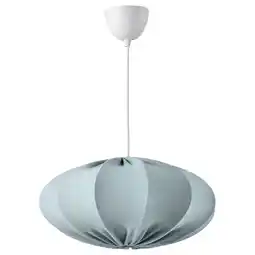 IKEA Regnskur / havsdjup Taklampe, turkis/hvit, 52 cm tilbud