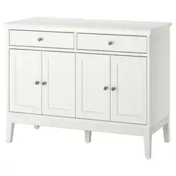 IKEA IdanÄs Skjenk, hvit, 124x50x95 cm tilbud