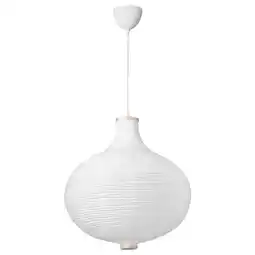 IKEA Risbyn / havsdjup Taklampe, løkformet/hvit, 57 cm tilbud
