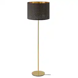 IKEA NymÖ / skaftet Gulvlampe, svart messing/messing tilbud