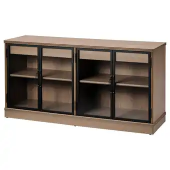 IKEA Lanesund Skjenk, gråbrun, 161x47x81 cm tilbud