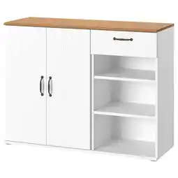 IKEA Skruvby Skjenk, hvit, 120x38x90 cm tilbud