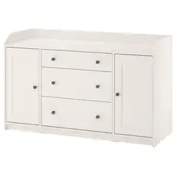 IKEA Hauga Skjenk, hvit, 140x84 cm tilbud