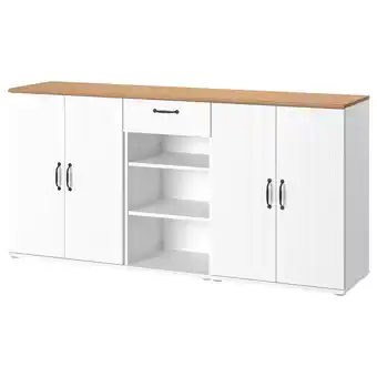 IKEA Skruvby Oppbevaringskombinasjon, hvit, 190x90 cm tilbud