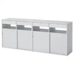 IKEA Spiksmed Oppbevaringskombinasjon, lys grå, 195x40x79 cm tilbud