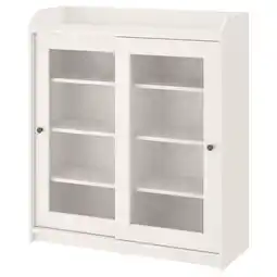 IKEA Hauga Vitrineskap, hvit, 105x116 cm tilbud