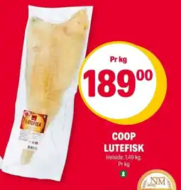 Coop Extra Coop lutefisk tilbud