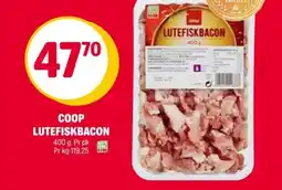 Coop Extra COOP Lutefiskbacon tilbud