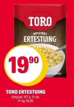 Coop Extra TORO Ertestuing tilbud