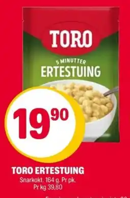 Coop Extra TORO Ertestuing tilbud