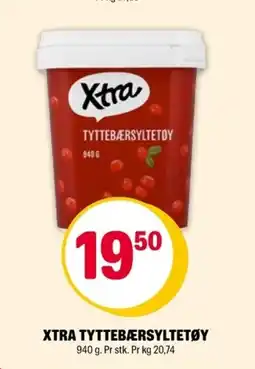 Coop Extra XTRA Tyttebærsyltetøy tilbud