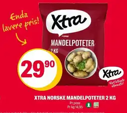 Coop Extra XTRA Norske mandelpoteter tilbud