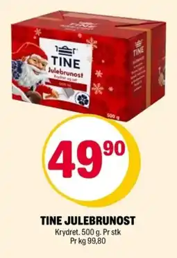 Coop Extra TINE Julebrunost tilbud