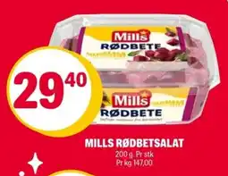 Coop Extra MILLS Rødbetsalat tilbud